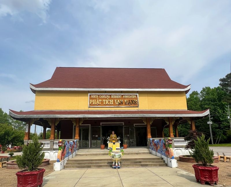This North Carolina Buddhist Temple Has A Giant Sleeping Buddha Hiding In Plain Sight - Decor Hint The Temple Grounds Feel Calm Without Feeling Empty
