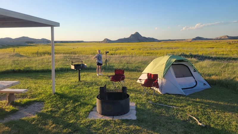 Camp Beneath A Wide Panhandle Sky