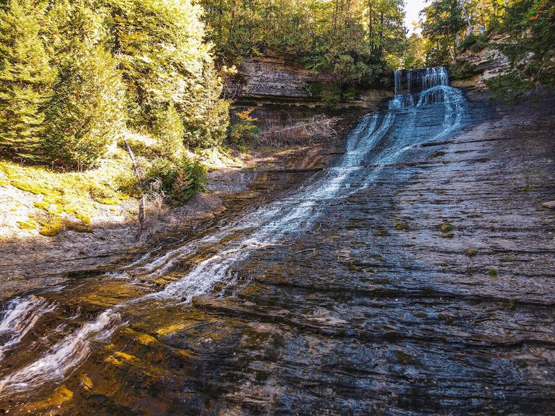 These 13 Waterfalls In Michigan Are So Dreamy And Perfect For A Scenic Adventure - Decor Hint Laughing Whitefish Falls, Laughing Whitefish Falls State Park, Near Sundell