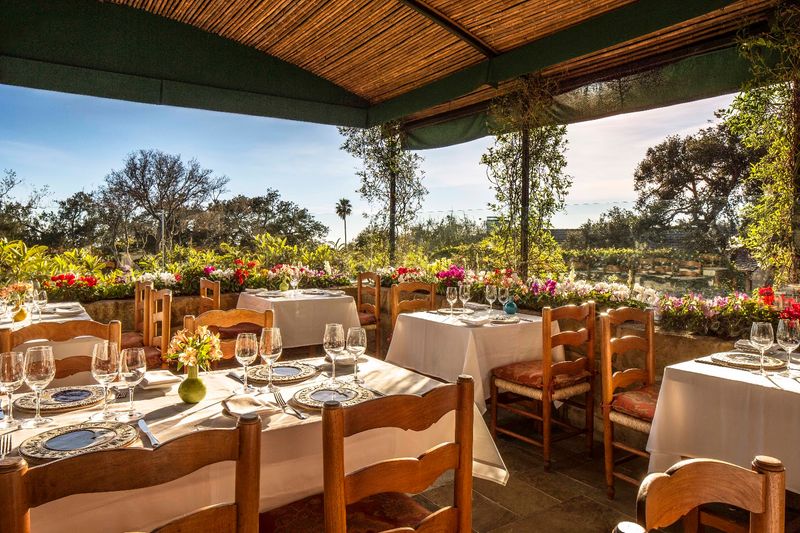 These 14 Central California Patio Restaurants Make Summer Dining Feel Like A Mini Vacation - Decor Hint Stonehouse at San Ysidro Ranch, Montecito