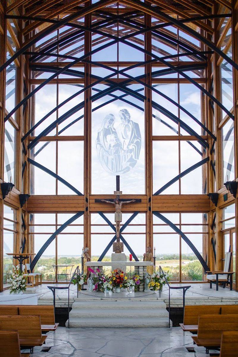 Woven Beams Rise Nearly 50 Feet High