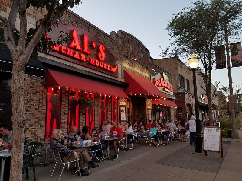 The Shops And Restaurants That Line The Tracks