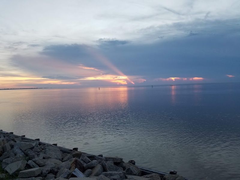 Pamlico Sound Keeps Showing Up Beside The Highway