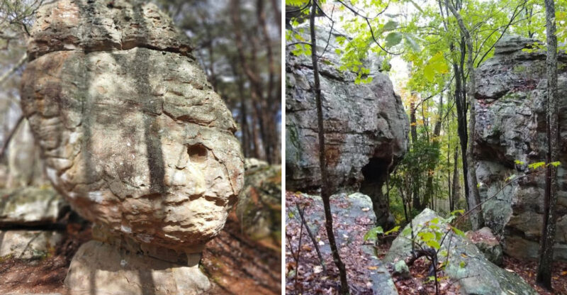 You’ll Think You’ve Landed On Another World On This Stunning Rock Formation Trail In Georgia