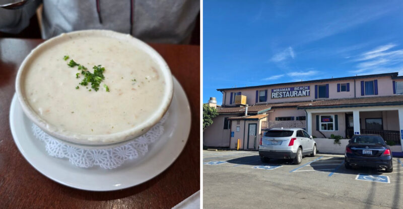 You’ll Want To Travel Across California Just For The Clam Chowder At This Hole-In-The-Wall Restaurant