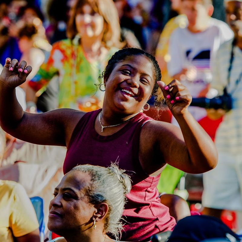 The Latin Tropical Stage Becomes A Dance Floor