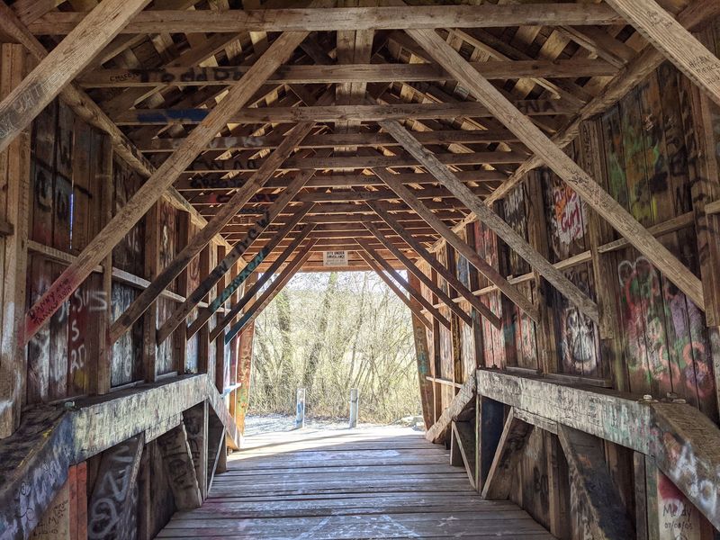 The Original Bridge Was Claimed By A Flood