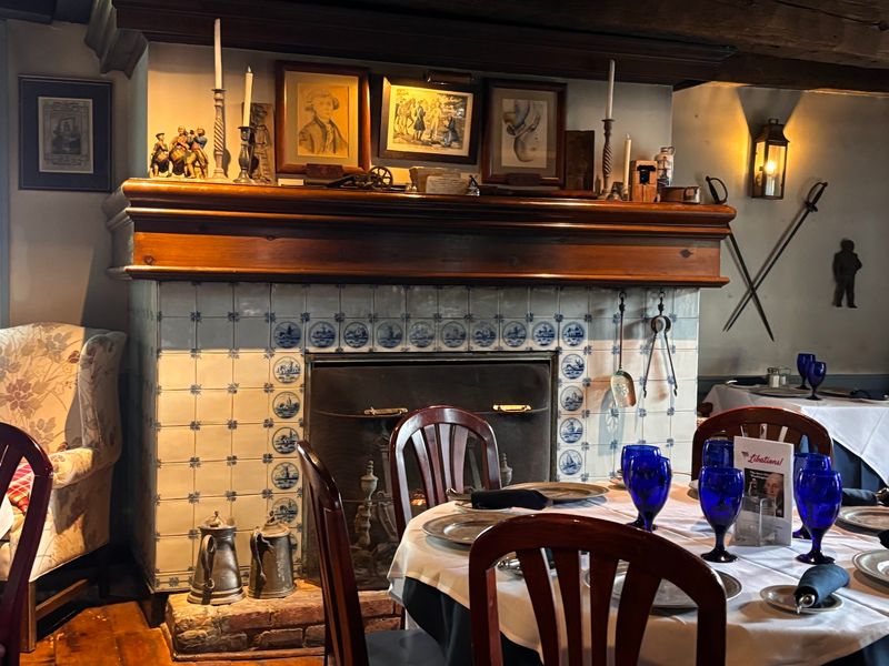 Four Dining Rooms, Four Fireplaces