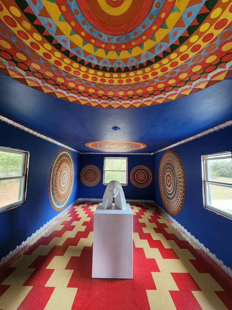 Mandalas And Murals Inside The Farmhouse