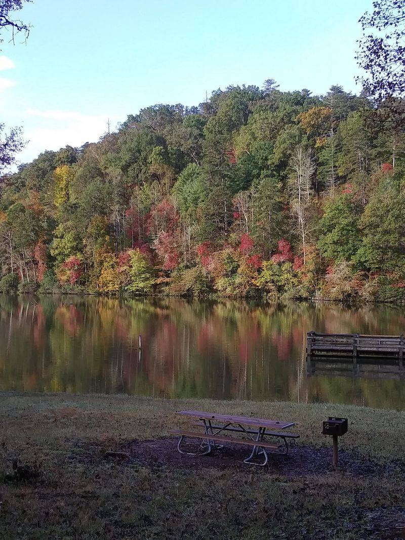 Put This Hidden North Carolina Lake On Your Radar Before Fall Colors Arrive - Decor Hint Once The Leaves Turn, The Whole Lake Takes On A Completely Different Mood