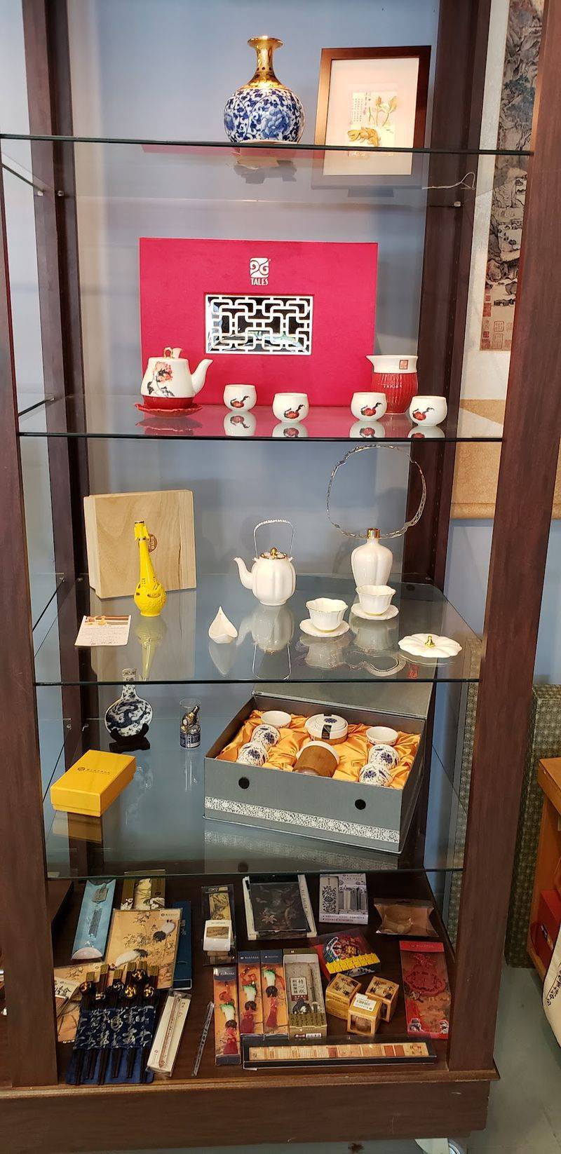An Entire Corner Devoted To Tea