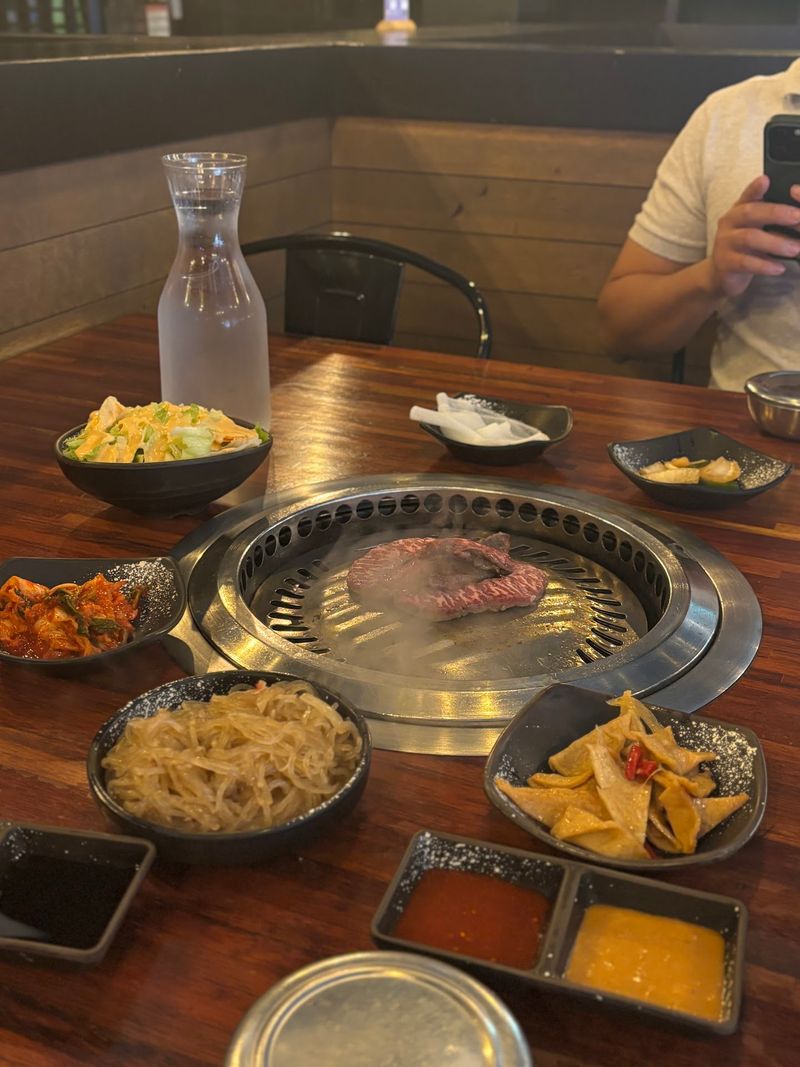 The All-You-Can-Eat Korean Barbecue Connecticut Locals Can’t Stop Talking About - Decor Hint Brisket And Marinated Short Ribs On The Grill