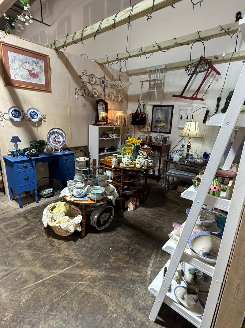 Inside The Historic Cotton Mill In Georgia That's Now A 48,000-Square-Foot Antique Wonderland - Decor Hint French China And Fine Linens