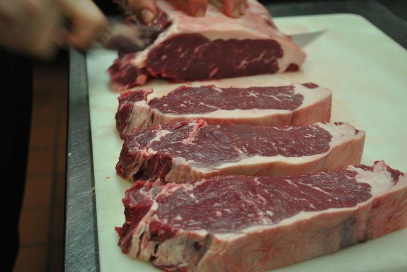 Hand-Cut Steaks From Prime And Choice Beef