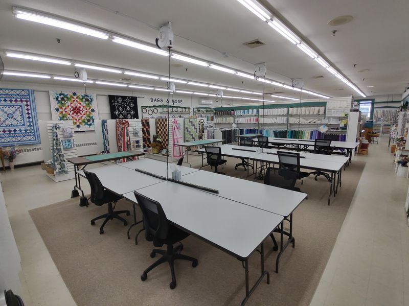 This Connecticut Fabric Store Has Everything You Need For Back-To-School Sewing Projects - Decor Hint A Classroom Built For Eighteen Sewers