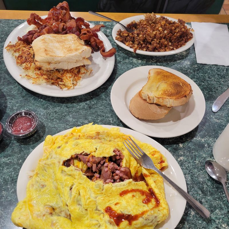 Omelets Made With Nine Or Twelve Eggs