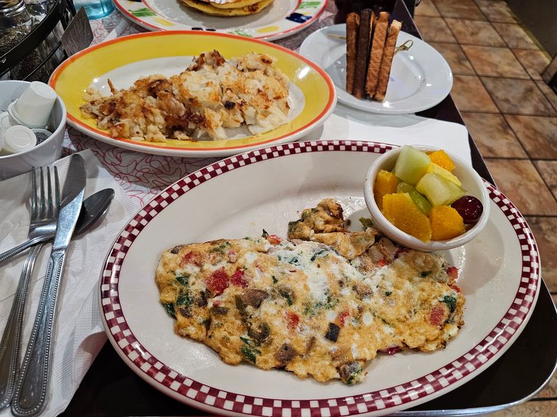 Oversized Omelets Are One Of The Big Draws