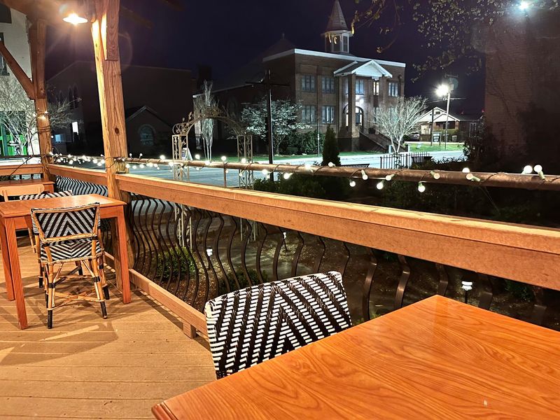 This Tiny-Town North Carolina Thai Cafe Comes With A Storybook Church View - Decor Hint Save Room For Something Sweet After The Spice