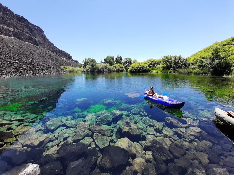 This Brilliant Blue Idaho Swimming Spot Looks Like Someone Turned Up The Saturation - Decor Hint Let The Snake River Canyon Hide The Surprise Until The End
