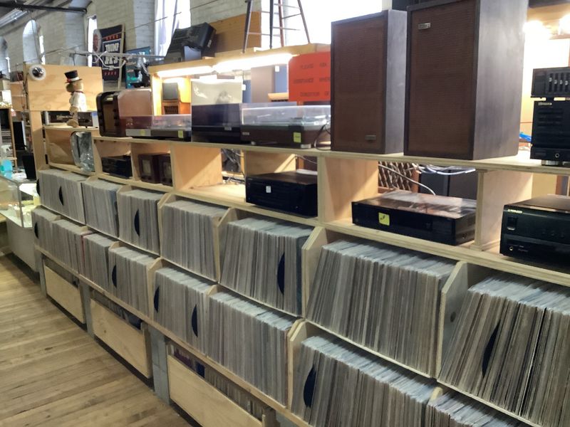 Vintage Audio Gear And The Stacks Upstairs