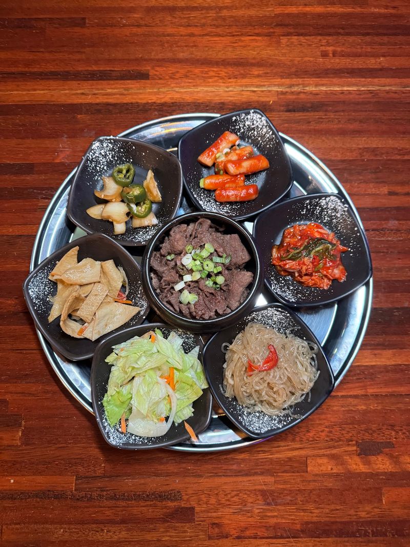 The All-You-Can-Eat Korean Barbecue Connecticut Locals Can’t Stop Talking About - Decor Hint Banchan Filling The Table Between Rounds