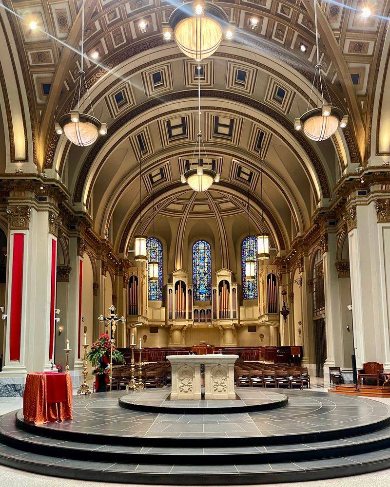 The Marble Altar Beneath The Eye Of God