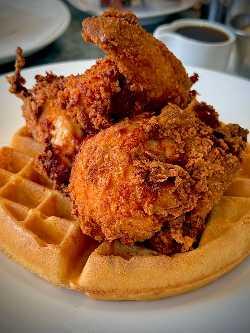 Chicken And Waffle Built For A Real Appetite