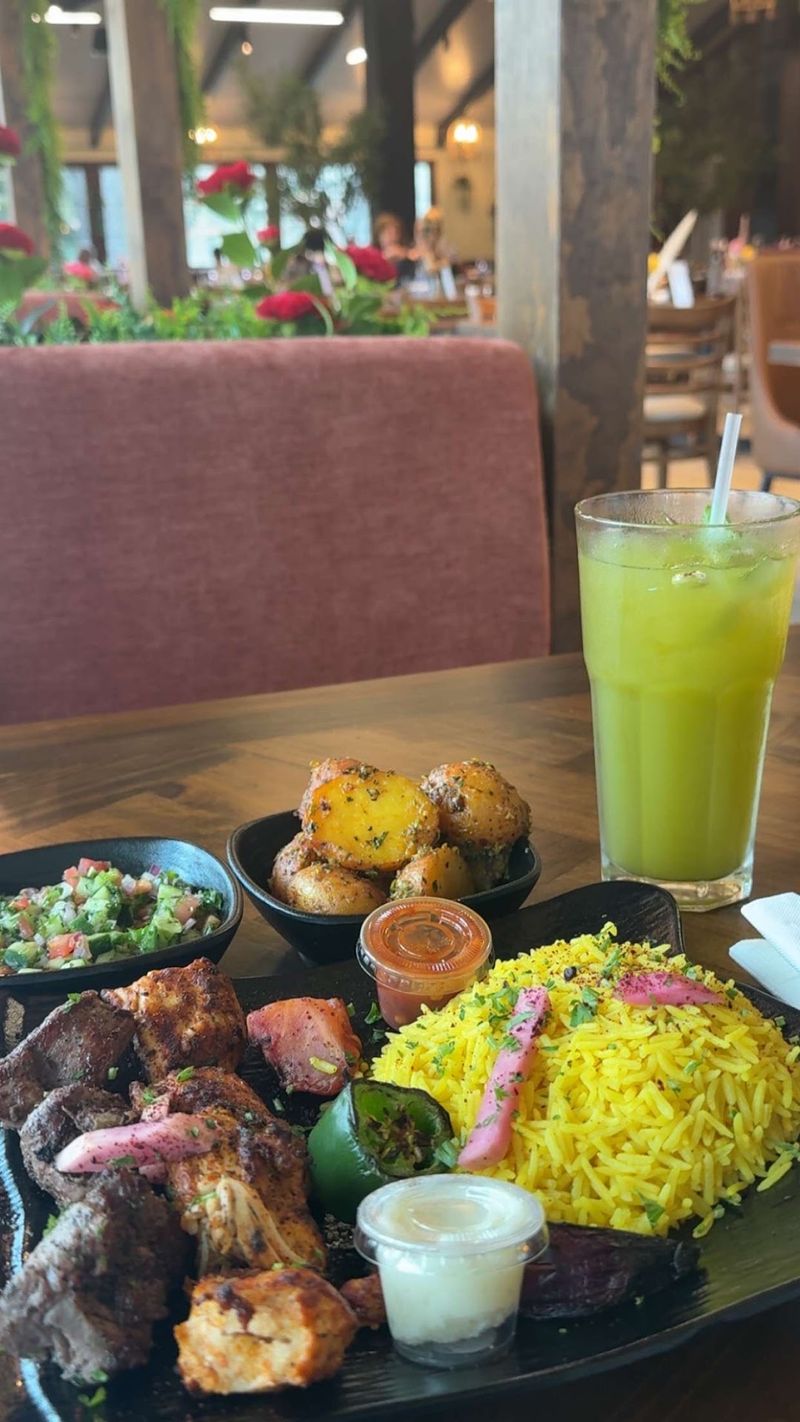 This Massive California Mediterranean Grill Took Over An Old Sizzler And Turned It Into A Flame-Fired Feast - Decor Hint Lemonades And Sweets Round Out The Meal
