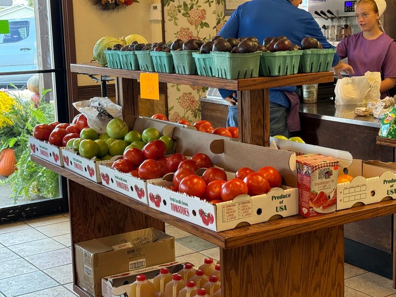 Fresh Produce Piled High And Priced Right