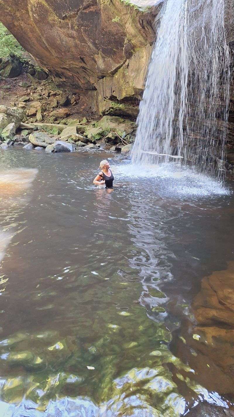 One Kentucky Waterfall Has A Frightening Name And An Ideal Swimming Hole - Decor Hint Safety Notes Worth Reading Twice