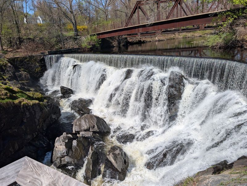 Yantic Falls At Uncas Leap Heritage Park, Norwich