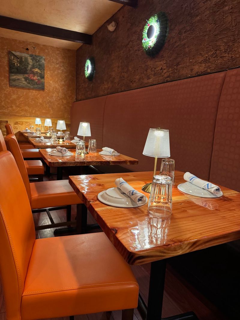 Warm Tuscan Style Inside The Dining Room