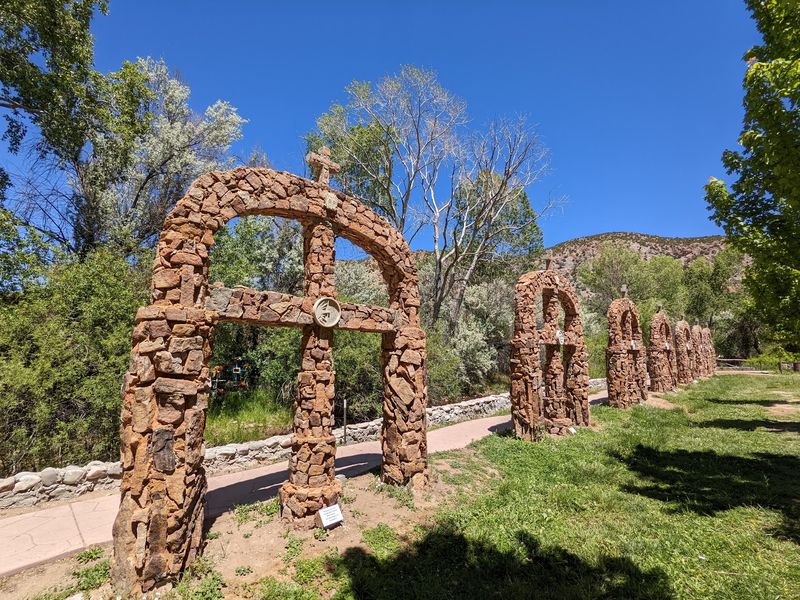 Gardens, Stream, Stone Stations