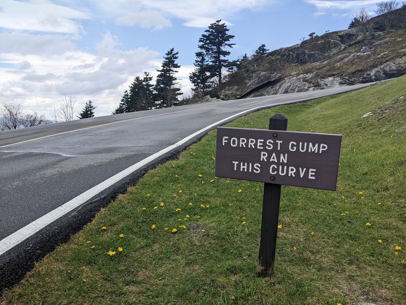 Forrest Gump Curve, Grandfather Mountain, Linville, North Carolina