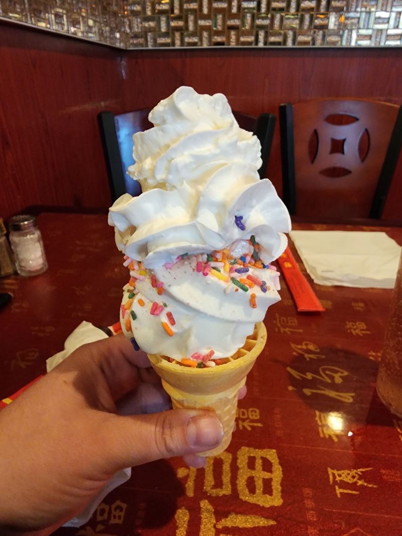 Ice Cream Waiting At The Dessert Station