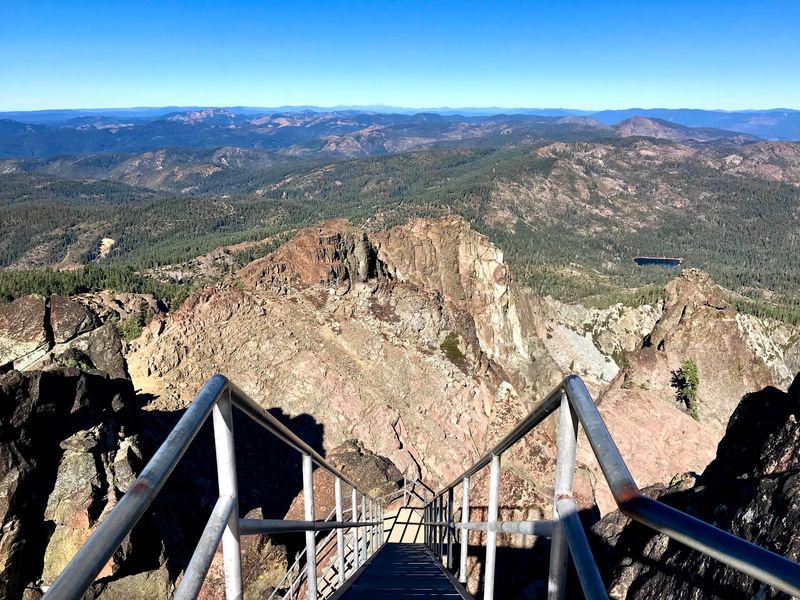 Climb The Lookout's Famous Final Staircase