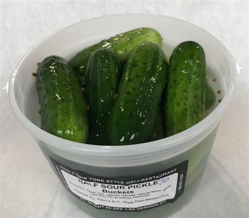 Garlic Pickles At The Table
