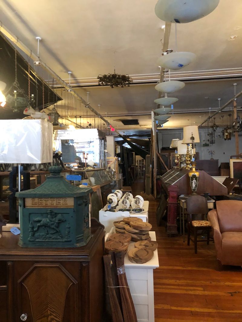 Antique Doors Fill Row After Row
