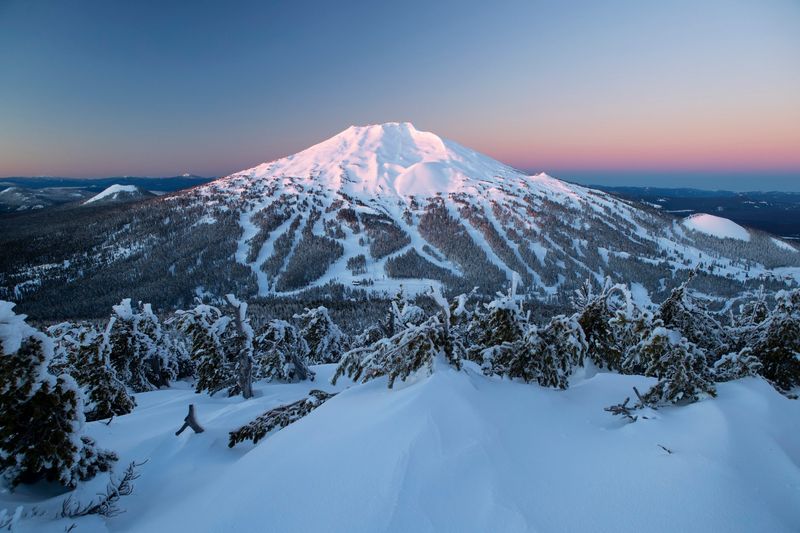 The Snowy Peak That Sets The Whole Mood