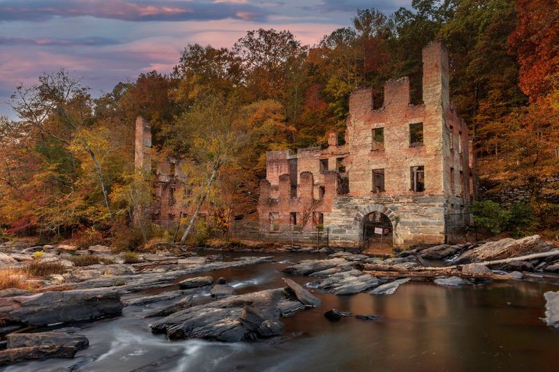 These 11 Abandoned Ruins Offer Great Historical Exploring In Georgia - Decor Hint New Manchester Mill Ruins, Sweetwater Creek State Park