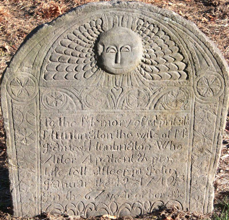 One Headstone Belongs To Simon Huntington Jr.
