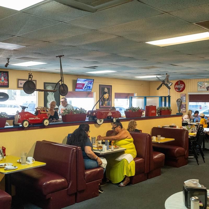 Take In The Retro Decor While You Eat
