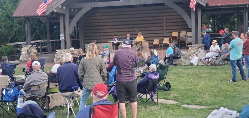 Take A Break For Live Music Between The Vendor Tents