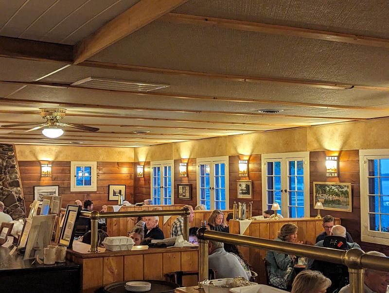 This Small Town Michigan Steakhouse Serves Massive Steaks With Gorgeous Lake Views - Decor Hint Casual Up North Atmosphere, No Dress Code