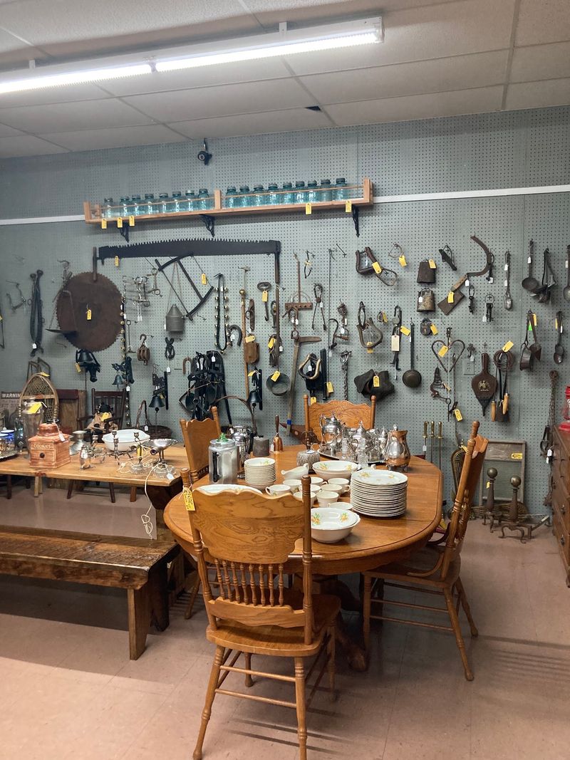 This Massive Antique Mall In Georgia Is The Sort Of Treasure-Filled Spot Collectors Dream About - Decor Hint Wind Chimes Made From Barb Wire