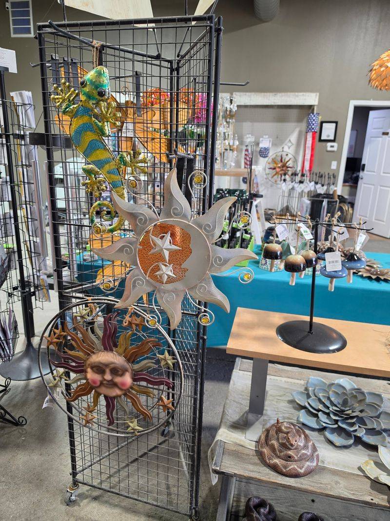 Browse Garden Decor Before Heading Home