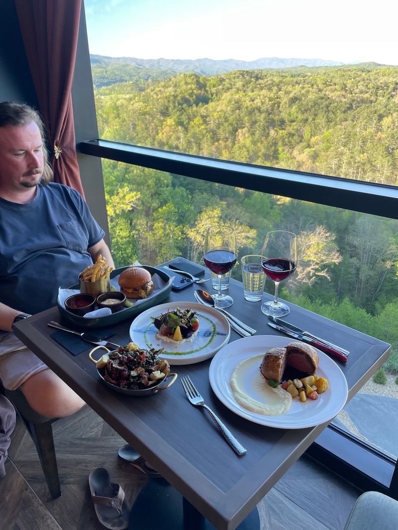 The Mountain Setting Gives Dinner A Very Different Backdrop From His Big-City Restaurants