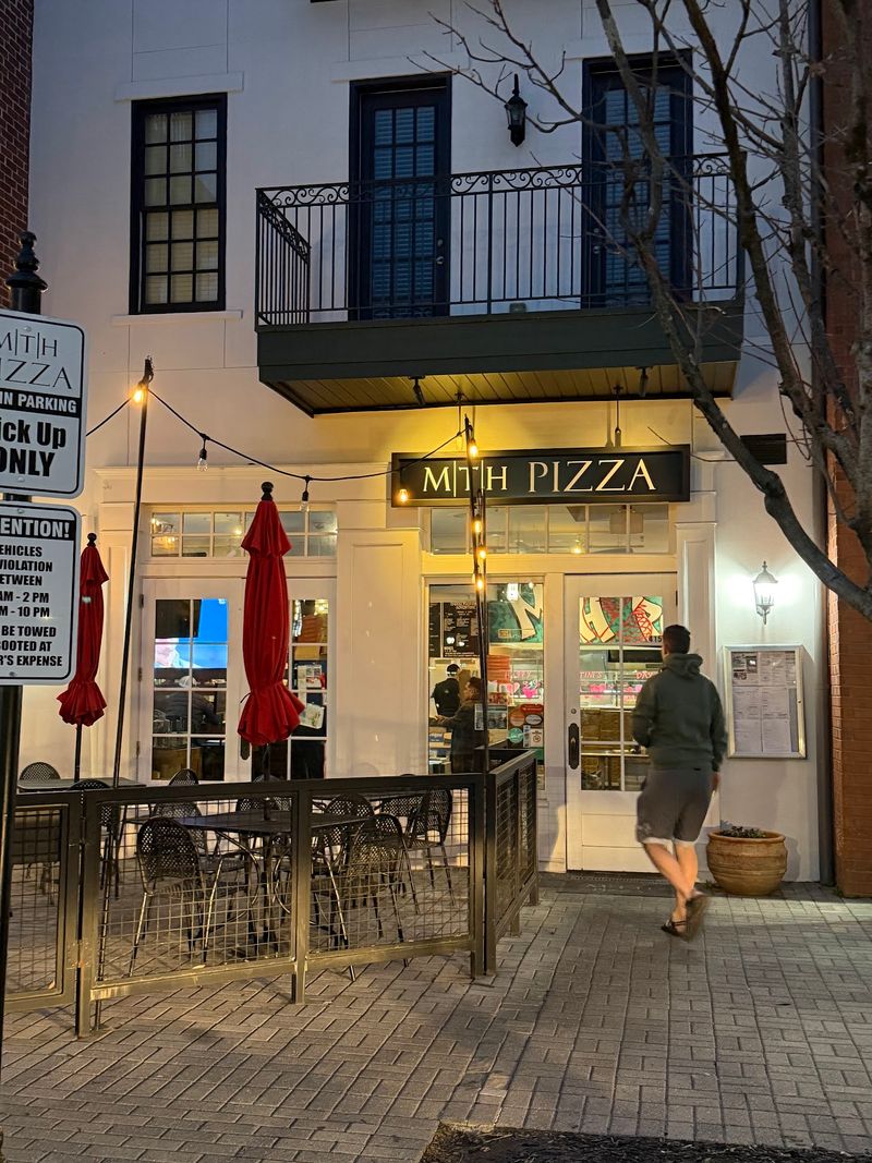 This Georgia Pizza Restaurant Stacks Its Homemade Lasagna 15 Layers High - Decor Hint String Lights And A Patio Worth Requesting