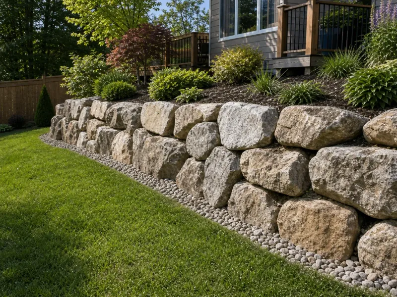Old Stone Fences And Limestone Outcrops