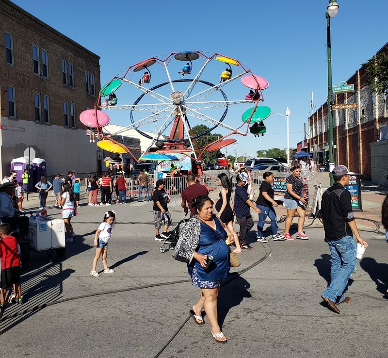 Fiestas Patrias Along South 24th Street In Omaha